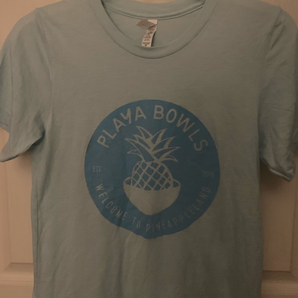 Women’s T-Shirt - Playa Bowls - Pale Blue